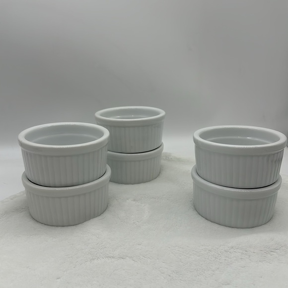 PIC Ceramic/Stoneware Ramekins/Custard Cups Set of 6 (Six) - Picture 5 of 5